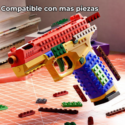 Pistola de bloque con regalos