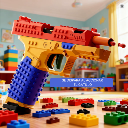 Pistola de bloque con regalos