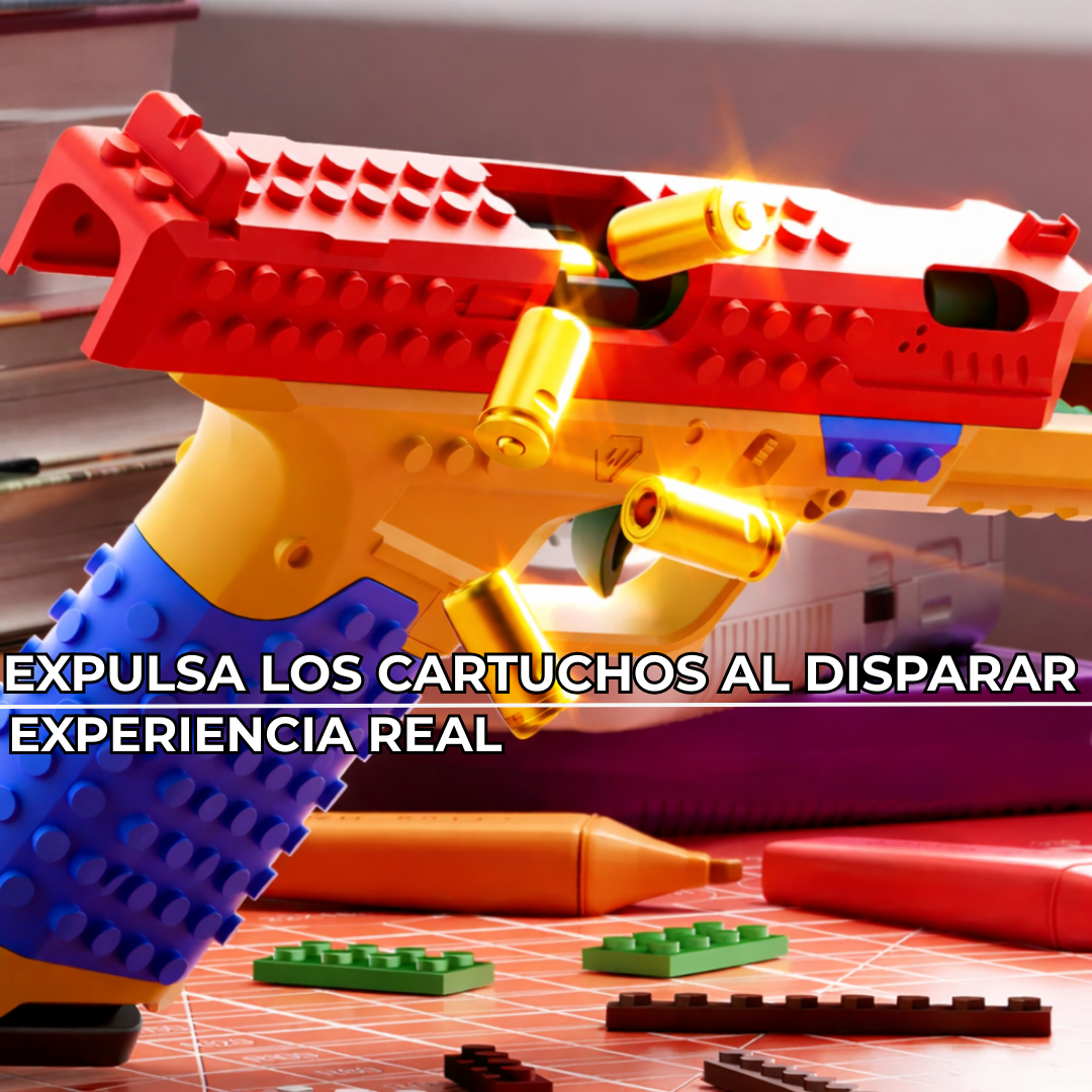 Pistola de bloque con regalos